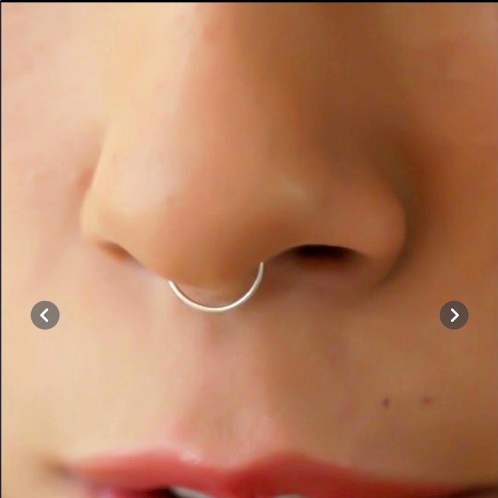 Imitation 14K Gold Fake Nose Ring - Picture 3 of 5